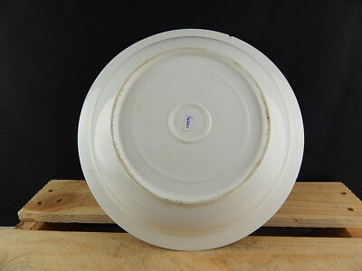 ANTICA CIOTOLA FRUTTIERA PORCELLANA GINORI METÀ 1800 DIPINTA MANO FIORI DI CAMPO