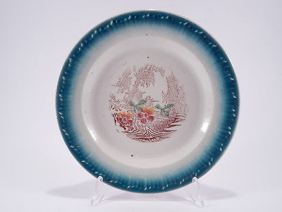ANTICO PIATTO CERAMICA MONDOVI' F. MUSSO ANTIQUE FAIENCE ITALIAN PLATE