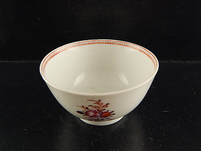 ANTICA FINE PORCELLANA TAZZA TE' COMPAGNIA DELLE INDIE DIPINTA MANO XVIII SEC