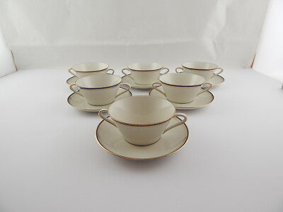 VINTAGE PORCELLANA WINTERLING KIRCHENLOMITZ TAZZA BRODO CONSOMME' PIATTO ANNI 50