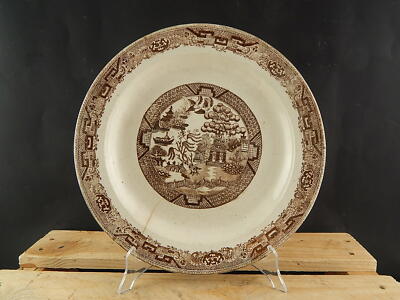 ANTICO VASSOIO PIATTO PORTATA COLLEZIONE WILLOW CERAMICA RICHARD MILANO