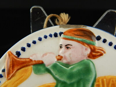 ANTICA RARA PLAQUETTE COPENHAGEN CERAMICA ALUMINIA 1912 CHILD WELFARE DAY PLATE