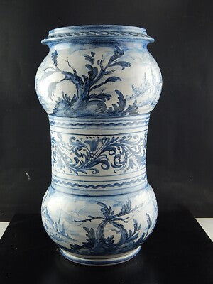 PORTA OMBRELLI BASTONI CERAMICA TORNIO DECORATO MANO ALBISOLA GIUSEPPE MAZZOTTI