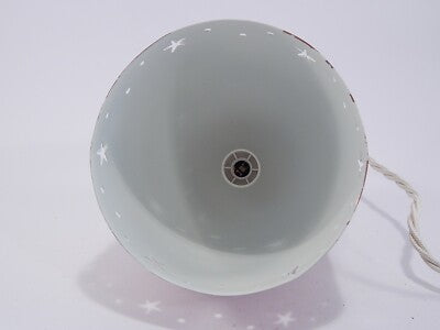 LAMPADARIO VINTAGE RAME DESIGN STILE HAMMERBORG MID CENTURY COPPER CEILING LAMP