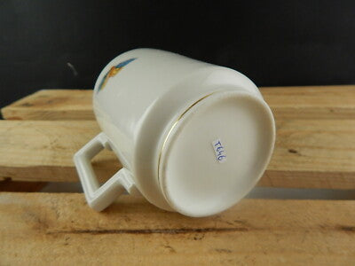 ANTICA LATTIERA BRICCO PORCELLANA ART NOUVEAU LIBERTY LIMOGES 900 FIORI FARFALLA