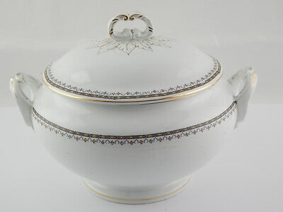 ANTICA ZUPPIERA PORCELLANA SOCIETA' CERAMICA ITALIANA LAVENO VERBANUM STONE 1928