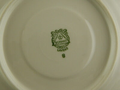 ANTICA ART DECO TAZZA TE' PORCELLANA BIANCA ORO VERBANO LAVENO 1935 ANDLOVIZ