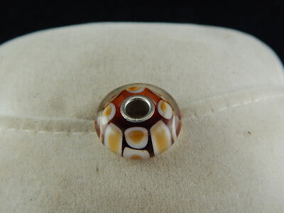 VINTAGE CIONDOLO CHARM TROLLBEADS VETRO DANISH COPENHAGEN DESIGN PRE 2000 #9