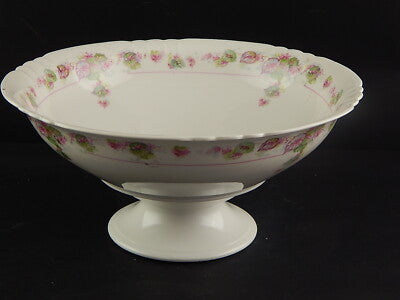 ANTICA FRUTTIERA CENTROTAVOLA PORCELLANA GINORI DOCCIA FORMA NAPOLI LIBERTY