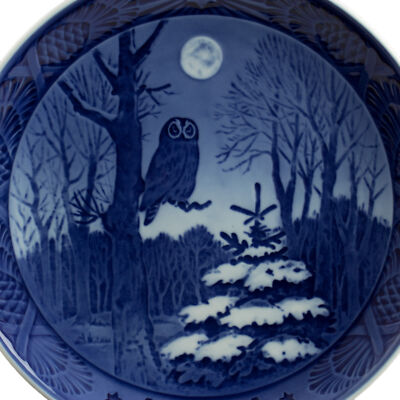 ROYAL COPENHAGEN PIATTO DI NATALE 1974 PORCELLANA COPENAGHEN ORIGINALE PRIMA SCE