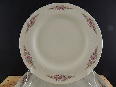 PREZIOSO VINTAGE SERVIZIO TAVOLA 10 PIATTI PIANI PORCELLANA SCHERZER BAVARIA