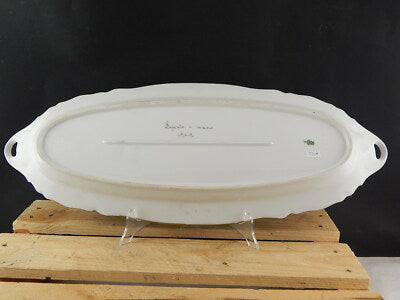 ANTICA PESCIERA PORCELLANA ART NOUVEAU LIBERTY SUISSE LANGENTHAL DIPINTA A MANO