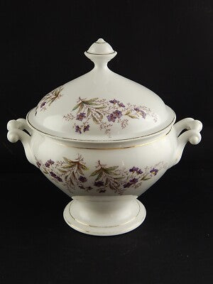 ANTICA HAVILAND LIMOGES ZUPPIERA CENTROTAVOLA PORCELLANA FINE 800 ART NOUVEAU
