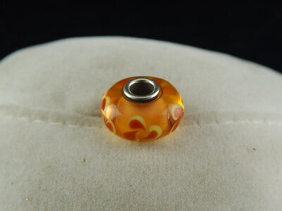 VINTAGE CIONDOLO CHARM TROLLBEADS VETRO DANISH COPENHAGEN DESIGN PRE 2000 #5