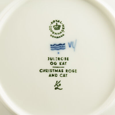 ROYAL COPENHAGEN PIATTO DI NATALE 1970 ORIGINALE PORCELLANA SECONDA SCELTA