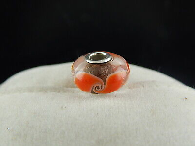 VINTAGE CIONDOLO CHARM TROLLBEADS VETRO DANISH COPENHAGEN DESIGN PRE 2000 #8