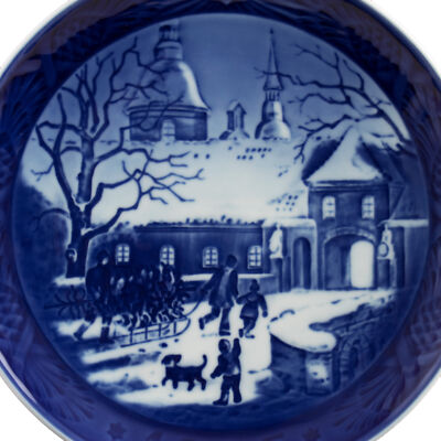 ROYAL COPENHAGEN PIATTO DI NATALE 1995 ORIGINALE PORCELLANA PRIMA SCELTA