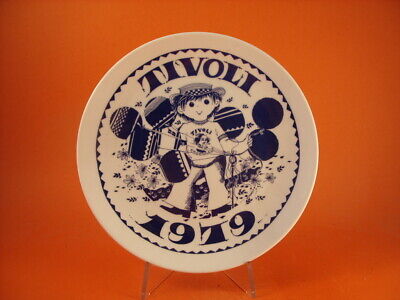 PIATTO IN PORCELLANA DI COPENHAGEN "Tivoli 1979"