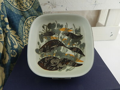 VINTAGE ROYAL COPENHAGEN DESIGN IVAN WEISS FAJANCE VASSOIO CERAMICA DIPINTO MANO