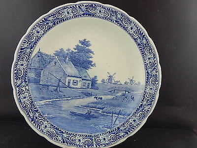 PIATTO PARATA PORCELLANA DELFTS ROYAL SPHINX PETRUS REGOUT MAASTRICHT CM 39