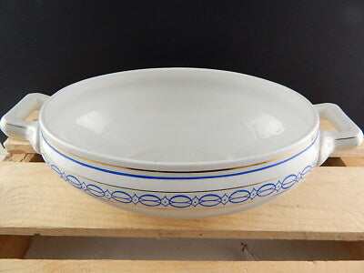 ANTICA 1930 ART DECO RARA ZUPPIERA CERAMICA FONTEBASSO TREVISO COLLEZIONE