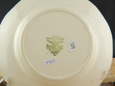 ANTICO PIATTO CERAMICA LAVENO PRIMO 900 VERBANUM STONE PROFILO ARANCIO