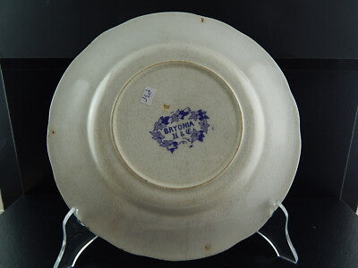 ANTICO PIATTO CERAMICA SARREGUEMINES U&C BRYONIA VIOLA FINE 1800 ART NOUVEAU 935