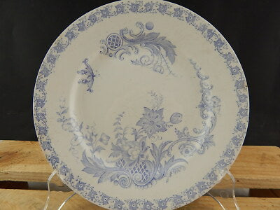 ANTICO INTROVABILE PIATTO CERAMICA RICHARD MILANO DECORO IDEA FARFALLA FINE 800