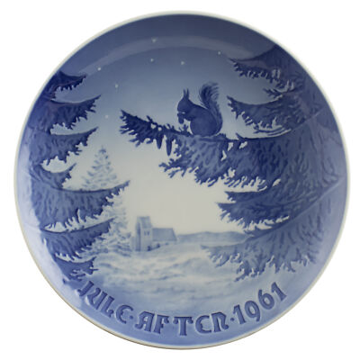 ROYAL COPENHAGEN BING&GRONDAHL PIATTO DI NATALE 1961 ORIGINALE PORCELLANA PRIMA
