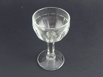 ANTICO BICCHIERE CALICE GOBLET VETRO SOFFIATO ART DECO ART GLASS COLLEZONE