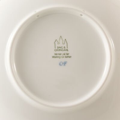 ROYAL COPENHAGEN BING&GRONDAHL PIATTO DI NATALE 2017 ORIGINALE PORCELLANA PRIMA