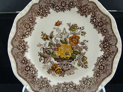 ANTICO PIATTO CM 20 PORCELLANA CERAMICA INGLESE MASON'S DECORO ASCOT