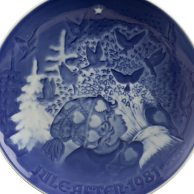 ROYAL COPENHAGEN BING&GRONDAHL PIATTO DI NATALE 1981 ORIGINALE PORCELLANA PRIMA