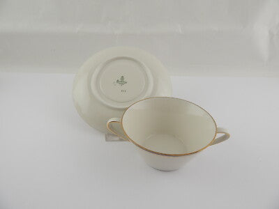 VINTAGE PORCELLANA WINTERLING KIRCHENLOMITZ TAZZA BRODO CONSOMME' PIATTO ANNI 50