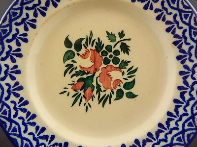 ANTIQUARIATO PIATTO CERAMICA MONDOVÌ FINE 1800 COLLEZIONE DECORO A MANO