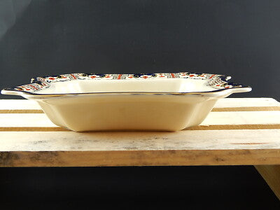 ANTICA PREZIOSA RARA LEGUMIERA PORCELLANA MASON’S WINDSOR PATTERN DIPINTA A MANO