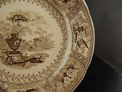 THOMAS MAYER 1830 PREZIOSO ANTICO PIATTO CANOVA STONE WARE POTTERY CERAMICA #