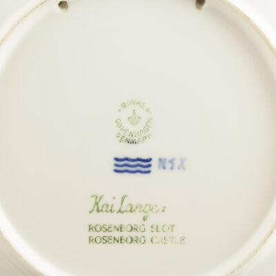 ROYAL COPENHAGEN PIATTO DI NATALE 1956 ORIGINALE PORCELLANA PRIMA SCELTA