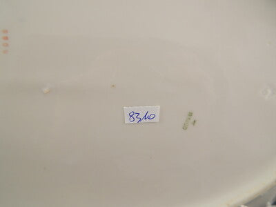 ANTICO VASSOIO PIATTO PORTATA PORCELLANA GINORI DOCCIA FORMA NAPOLI LIBERTY