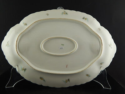 ANTICO RARO VASSOIO ARROSTO PORCELLANA FORMA AMERICA GINORI DOCCIA ETA' LIBERTY