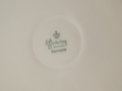 ROCAILLE RETRO' WINTERLING BAVARIA ZUPPIERA CENTROTAVOLA PORCELLANA ROSA CANINA