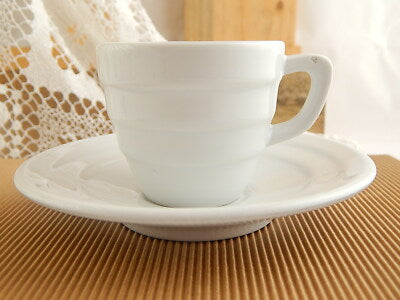 PORCELLANA BIANCA TAZZINA CAFFE' RICHARD GINORI ANNI 60 MADE IN ITALY COLLEZIONE