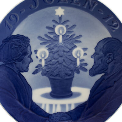 ROYAL COPENHAGEN PIATTO DI NATALE 1912 ORIGINALE PORCELLANA PRIMA SCELTA