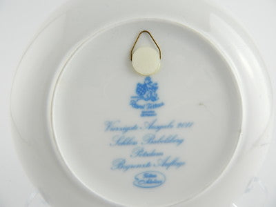 ROYAL TETTAU ORIGINALE PIATTO PORCELLANA COLLEZIONE DI NATALE IN ITALIANO 2011
