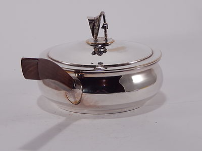 VINTAGE SALSIERA SAUCE PAN TEGAMINO CON COPERCHIO ARGNTO SILVER PLATE
