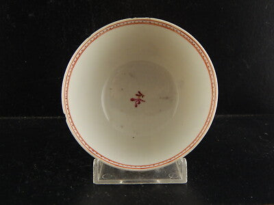 ANTICA FINE PORCELLANA TAZZA TE' COMPAGNIA DELLE INDIE DIPINTA MANO XVIII SEC