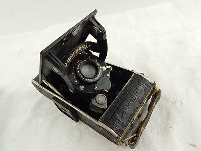 ANTICA AUTENTICA MACCHINA FOTOGRAFICA SOFFIETTO VOIGTLANDER COLLEZIONE 1930