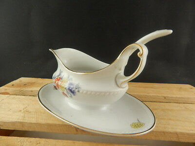 ANTICO SERVIZIO TAVOLA PIATTI PORCELLANA FREIBERG BAVARIA BOUQUET FIORI ESTIVI