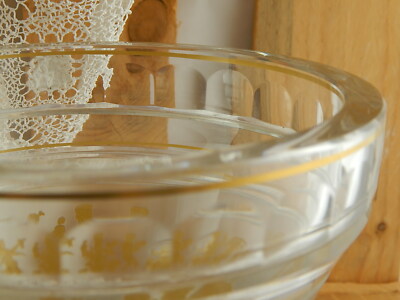 VAL ST LAMBERT FIRMATO VASO CRISTALLO MOLATO JUPITER DANSE DE FLORE ORO 24 K