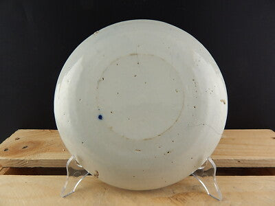 ANTICO PREZIOSO RARISSIMO PIATTO CERAMICA DI DELFT INIZIO XVIII SECOLO MUSEALE